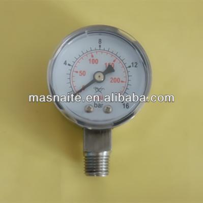 China gas pressure gauge manometer 2 inch (50mm) for sale