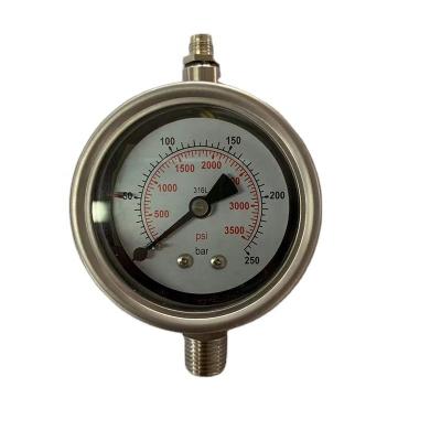 China Stainless Steel 63mm Stainless Steel Electric Contact Pressure Gauge for sale