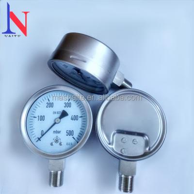 China Low capsule pressure gauge 4 inch (100mm) for sale