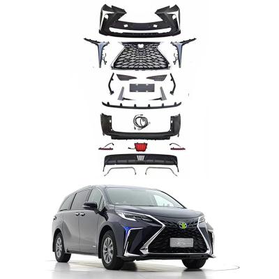 China Factory Car Body Luxury Accessories Modified Car Bumpers For Toyota Sienna 2021 for sale