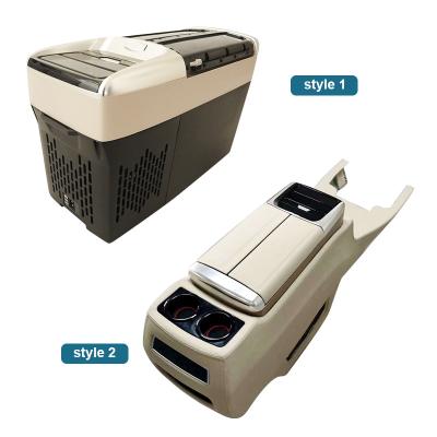 China DJZG 2022 New Style Luxury Car Accessories VAN Multifunctional Armrest With Cup Holder Fridge For Mercedes for sale