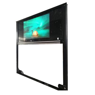 China Business / China Manufacturer Luxury TV Pusher With Half Partition For Luxury Cars And VIP Vans for sale