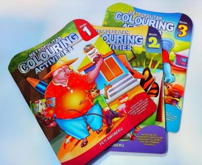 China paper & Wholesale Cardboard Activities Coloring Kids Book Printing Softcover Children's Book Colorful Printing for sale