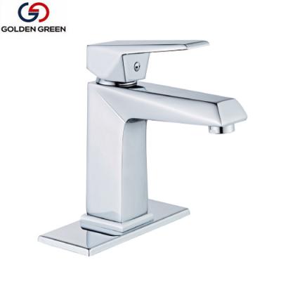 China Thermostatic Faucets Single Hole Chrome Waterfall Basin Faucet Contemporary Style High Quality for sale