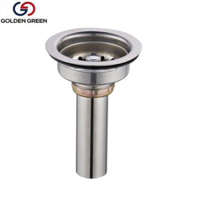 China Modern Metal Stainless Steel Kitchen Sink Strainer Parts Drain Cleaner for sale