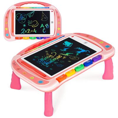 China Eco-friendly Material Christmas Gift Kids Creative Toys Stem Educational Stand Drawing Board Toys 10 Inch LCD Panels Drawing Toys for sale