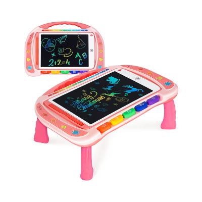 China Pink 10 Inch Early Educational Toys LCD Board Doodle Board Children Art Gift Set for sale