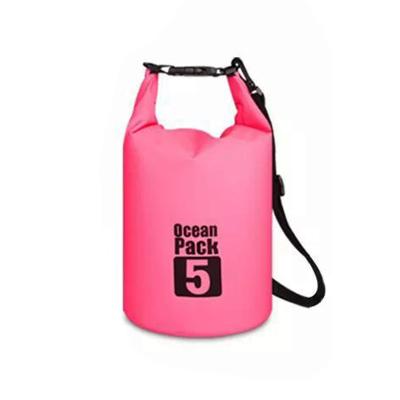 China Waterproof PVC Floating Dry Bag 5L-30L Marine Packing Outdoor Dry Bag Swimming Hiking Waterproof Dry Bag for sale