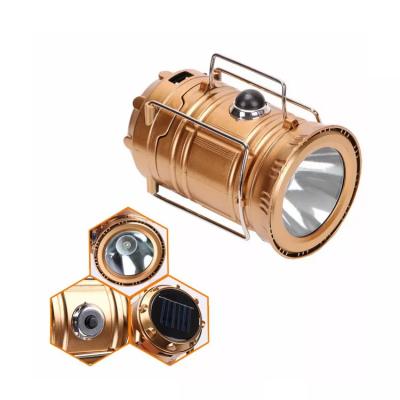 China Portable Outdoor Essential Retractable Camping Lamp Retro LED Light Source Rechargeable Adjustable Lights for sale