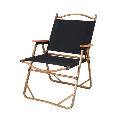 China Modern Inexpensive Portable Canvas Folding Chair Garden Chair Outdoor Camping Wooden Folding Chair for sale