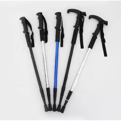 China Canes Adjustable Folding Ultralight Rising Cane With Adjustable Climbing Pole For Self Defense Camping Outdoor Cane for sale