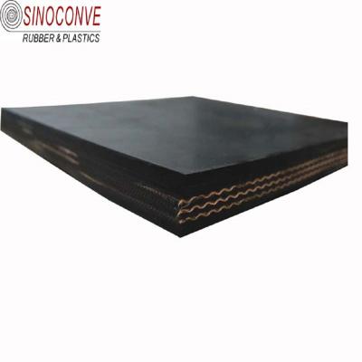 China Heat Resistant Industrial Waterproof Inclined Concrete Rubber Conveyor Belt for sale