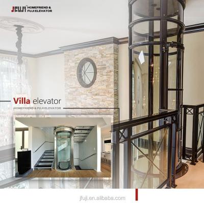 China Modern Low Noise Wells Rated Passenger Elevator Price House Elevator For Villa Elevator Use for sale