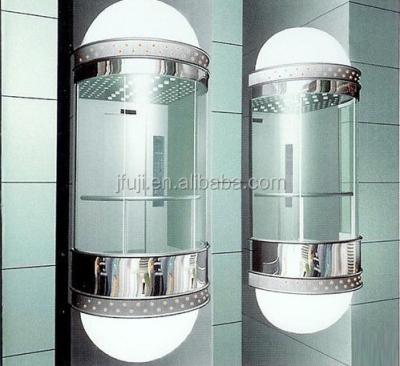 China Sightseeing elevators jfuji hot sales luxury panorama elevator with ARD, all glass for sale