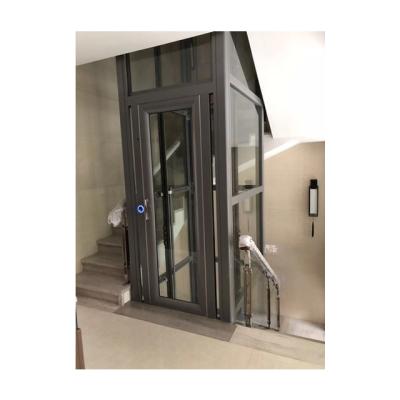 China Glass Passenger Elevator New Product Panoramic Guided Passenger Elevator With Steel Structure for sale