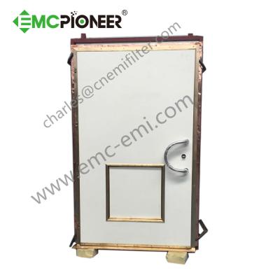 China Traditional Emcpioneer EMC RF Frame Door With Copper Hardware For MRI Room for sale