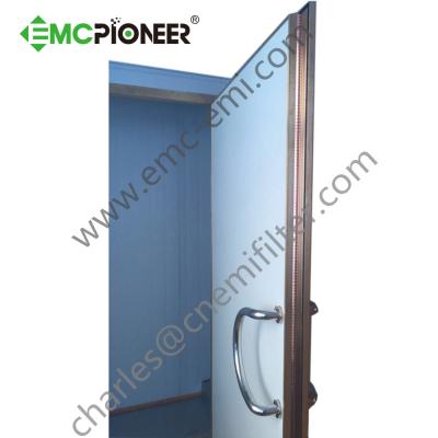 China mri magnetic field screen brass material shielding door for rf cage in hospital for sale