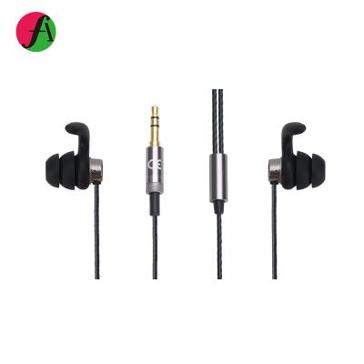 China High Quality In-ear OEM ODM Driver HDSS Double Stereo Bass Sport Running In Ear Wired Earphone for sale