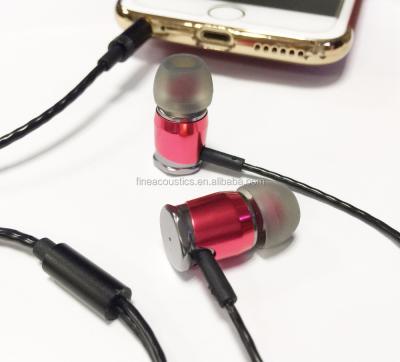 China In-Ear Lease Audiophile High Resolution Beryllium Coated Diaphragm Earphone / Earbuds / Headphones With Mic for sale