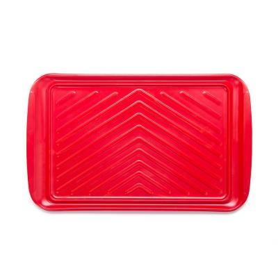 China Luxury Melamine Factory Top Sell Food Grade Colorful Custom Rolling Tray Melamine Trays for sale