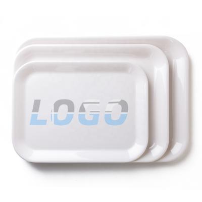 China Insurance Restaurant Hotel Service Luxury Commercial Melamine Plastic Fast Tray Cheap Food Serving Tray for sale