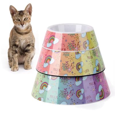 China Hot Selling Viable Melamine Dog Cat Water Bowl Pet Feeder Eco-Friendly Feeding Bowl for sale