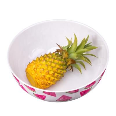 China Latest Design Sustainable Custom Melamine Large Plastic Salad Bowl Snack Bowls for sale