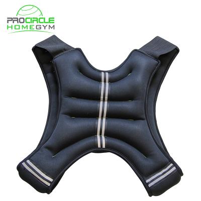 China Washable Function Training Adjustable Neoprene Weight Training Vest for sale