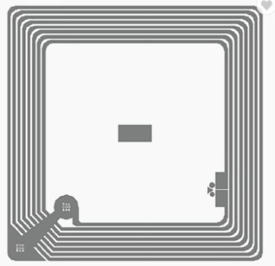 중국 ISO 15693 HF NFC 13.56 마하즈 RFID 스티커 태그, 코트지와 HF 도서관 브랜드, RFID 책 브랜드 판매용