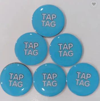 China Rfid Nfc Epoxy Tag Social Media Custom Print Social Media Nfc Social Sticker Programmable Nfc Tag for Social for sale