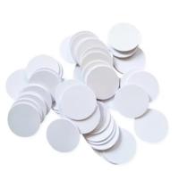 Κίνα Round Coin Tag 125Khz Frequency Waterproof Tk4100 4168 T5577 25mm Mini PVC RFID Chip Card προς πώληση