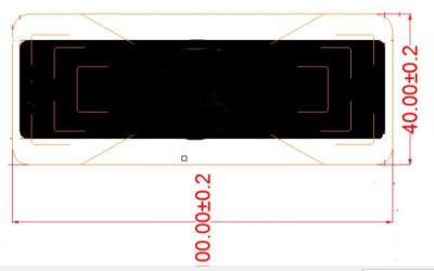 China UHF RFID Windshield tamper proof label LAB144N , UHF RFID paper label , RFID label for car management zu verkaufen