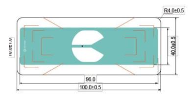 China 960MHZ Auto Management UHF RFID Windshield Label R6P Chip for sale