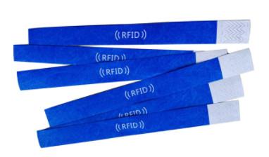 China Full Color Printable NFC Custom Rfid Wristbands For Events for sale