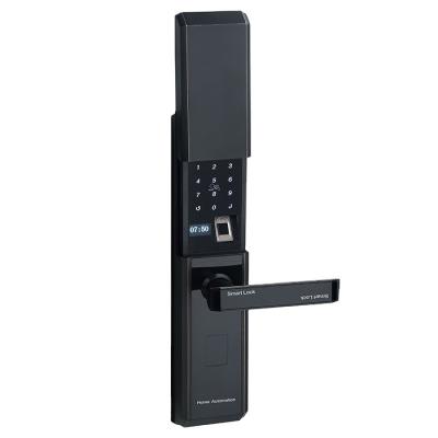 China Newest High Security Smart Fingerprint Remote Control Digital Door Lock ES213F-Black for sale