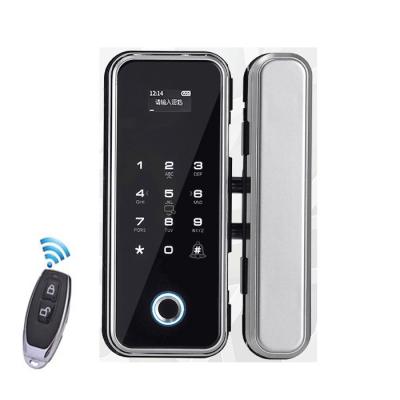 China 2019 Advanced Access Control Glass Door Fingerprint Lock ES2206-Black for sale