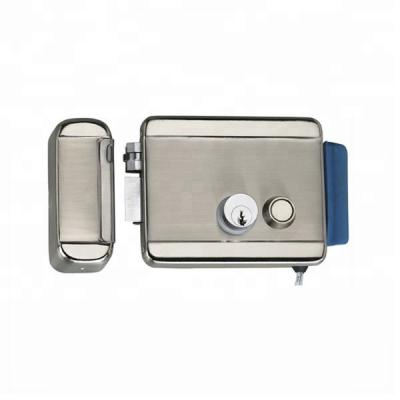 China Electromechanical lock, double cylinder, fully nickel plating finish 148 x 107 x 60mm for sale