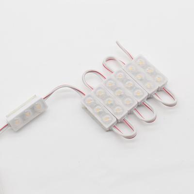 China Channel letter Hot-selling injection 2835 DC12v advertising led module IP68 mini 3 led led module for sale