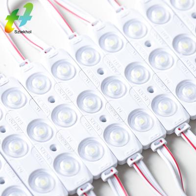 China New Advertising Led Light Module 2835 SMD IP67 12V 1W 3 Channel Injection Module 2835 SMD Sign Lens Modulo LED Modules for sale