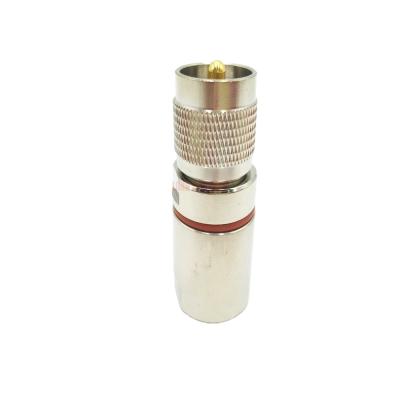 China RF Straight Type RF Connector UHF PL-259 Male Plug Flange Connector For 1/2 Cable for sale