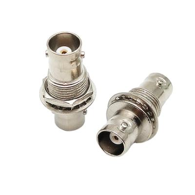 China Waterproof Professional RF 75 Ohm Bulkhead Samples RF Female Connector BNC Jack To Female BNC Adpators for sale