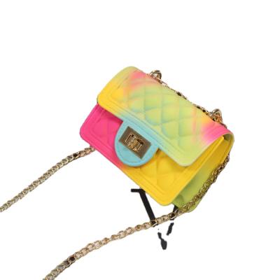 China 2021 high quality latest design hot sale mini small girls and kids candy jelly purse bags and purse for women for sale