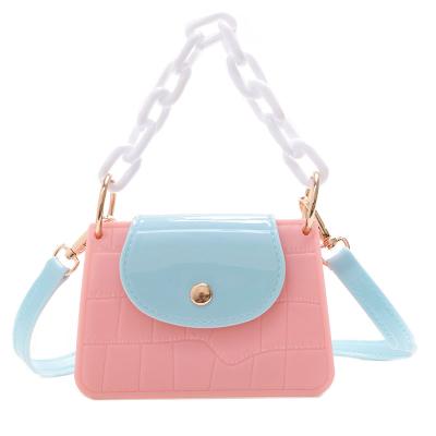 China Jelly Bag Trending Multi-Color New Arrivals Small Chain High Quality Summer Tiny Handbag Custom Handbag Small Bag for sale