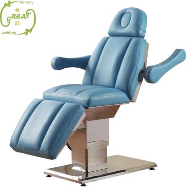 China 2019 Modern Design Fashionable Electric Vibrator Massage Bed Beauty Salon Electric Facial Bed for sale