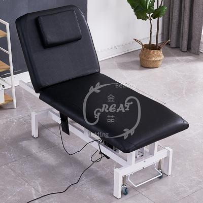 China Foshan Cheap Portable Professional Large Price Electric Modern Factory Folding Bed Massage Facial Tables For Sale for sale