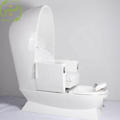 China Durable Easy Clean Vessel Sink Footsie Bath Pedicure Spa Massage Chair for sale