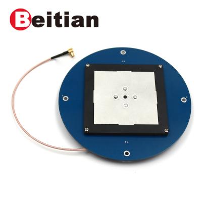 China Beitian GNSS Antenna GPS Integrated Measurement High Accuracy Antenna MCX-JW BXW-3720P 116.4mm*116.4mm*12.7mm for sale