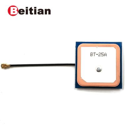 China BEITIAN 28mm*28mm*7mm GPS chip ceramic antenna L1: 1575.42MHz BT-25A 28mm*28mm*7mm for sale