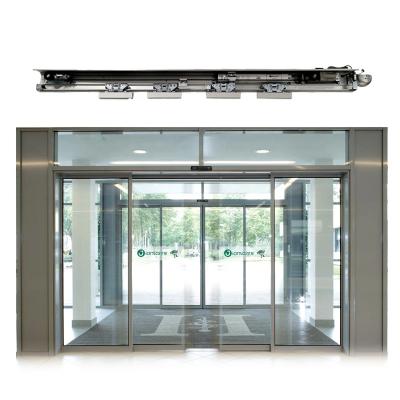 China Hot Sale Modern Front Entry Kit Automatic Sliding Glass Door System for sale