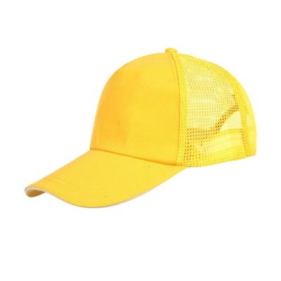 China Wholesale COMMON Summer White Customized Mesh Logo Embroidered Custom Trucker Hat And Cap for sale